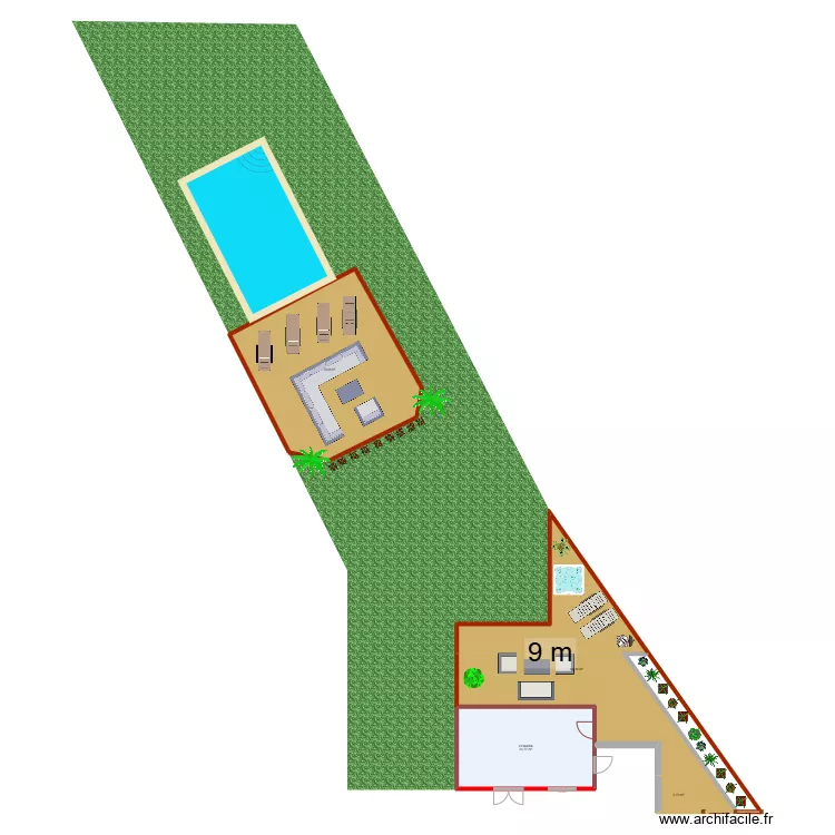ext&eacute;rieur arri&egrave;re. Plan de 