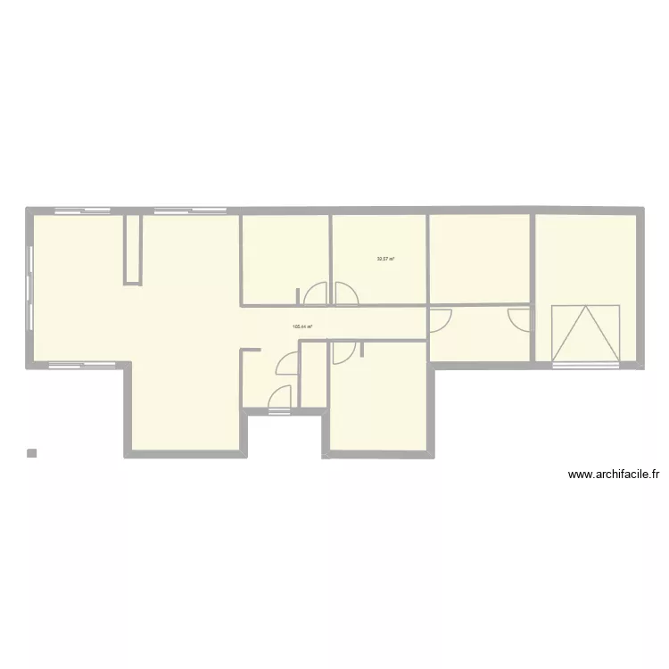 maison alix. Plan de 2 Pièces et 138 m² maison alix. Plan de 2 Pièces et 138 m²