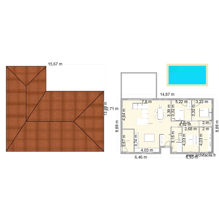 maison 2. Plan de 0 pièce et 0 m2 maison 2. Plan de 0 pièce et 0 m2