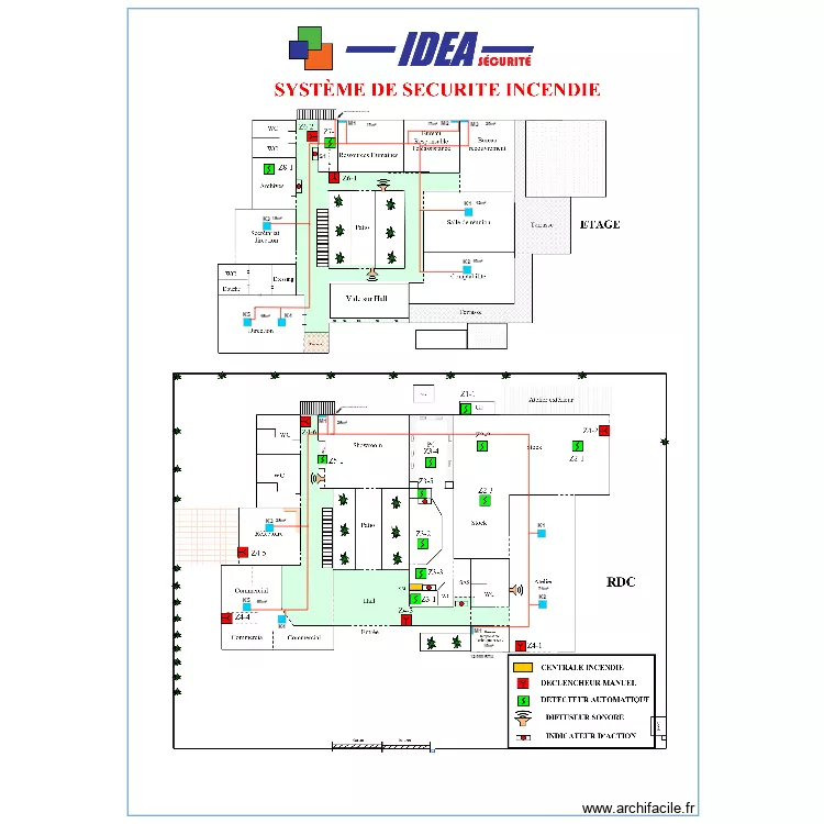 Plan d'implantation Modifier. Plan de 