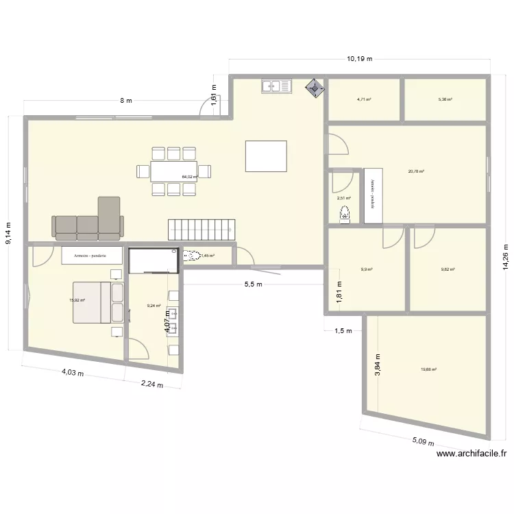 Royan V3. Plan de 11 et 163 m² Royan V3. Plan de 11 et 163 m²