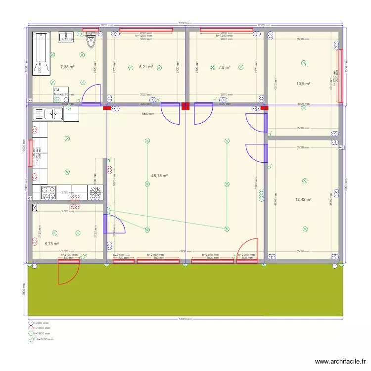 108 Бужаниново эл. Plan de 