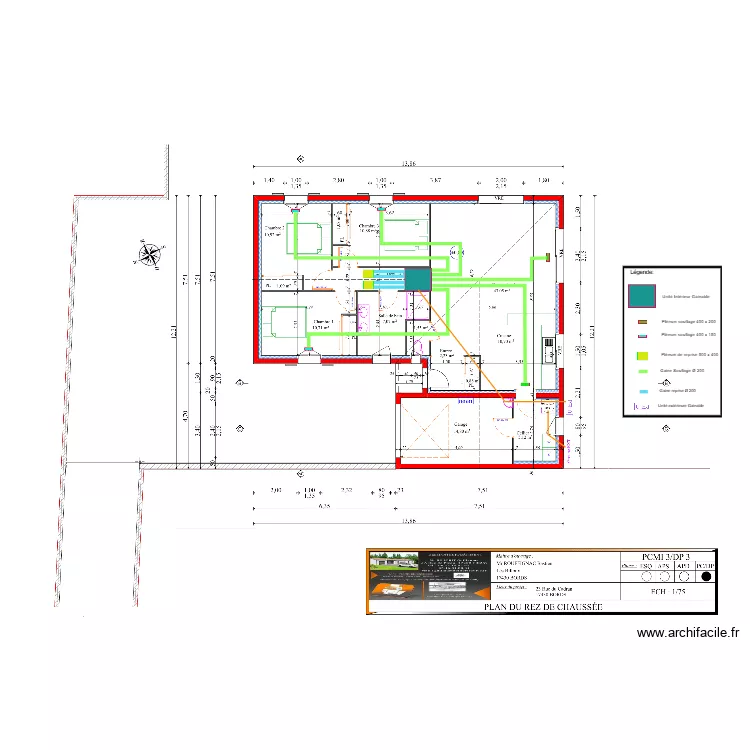 Rouffignac Gainable. Plan de 