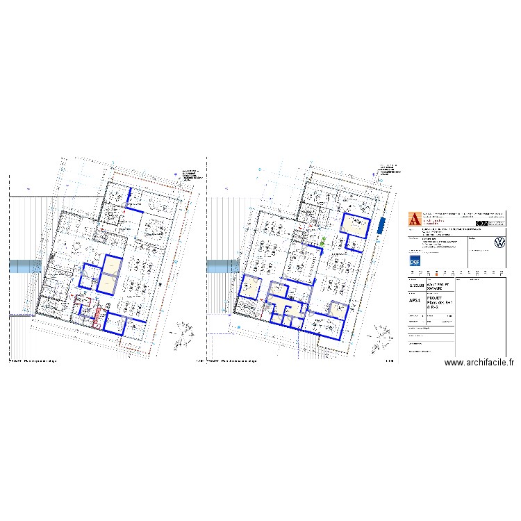 Volkswagen Villenave d'Ornon. Plan de 7 pièces et 89 m2