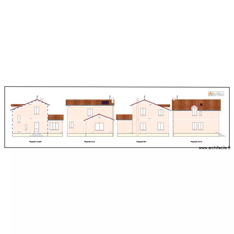 EDL simple :-) - Toutes fa&ccedil;ades. Plan de 