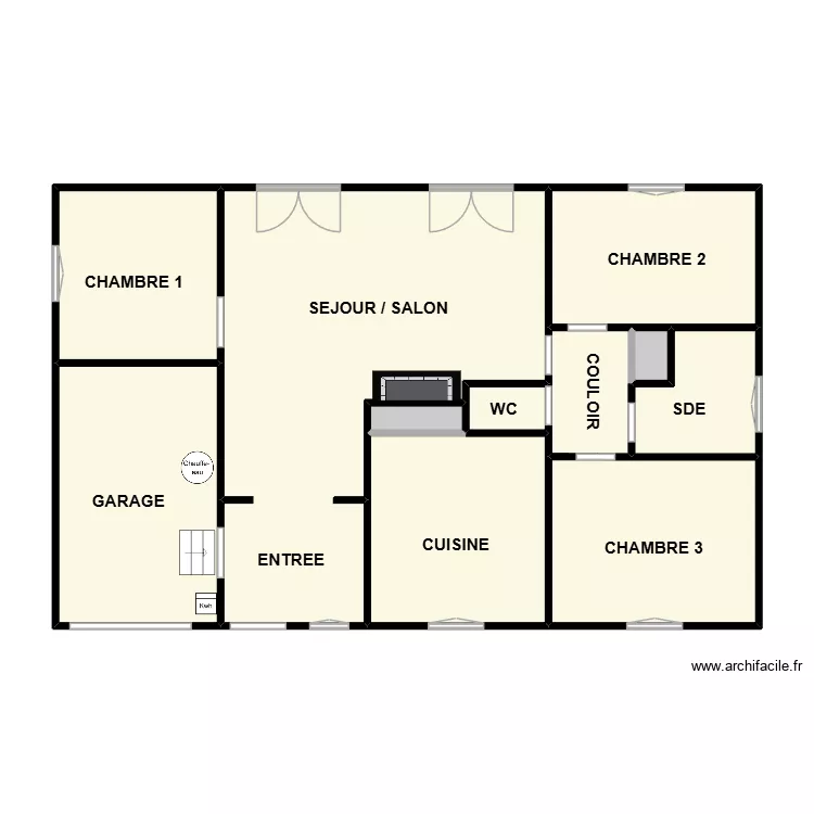 MASSONNET. Plan de 11  et 95 m²
