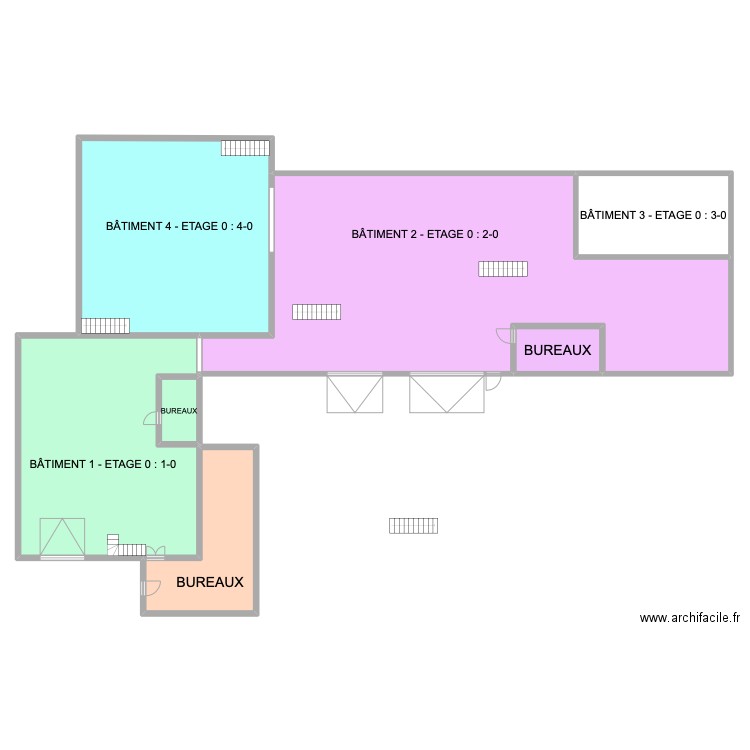 Bâtiments. Plan de 0 pièce et 0 m2