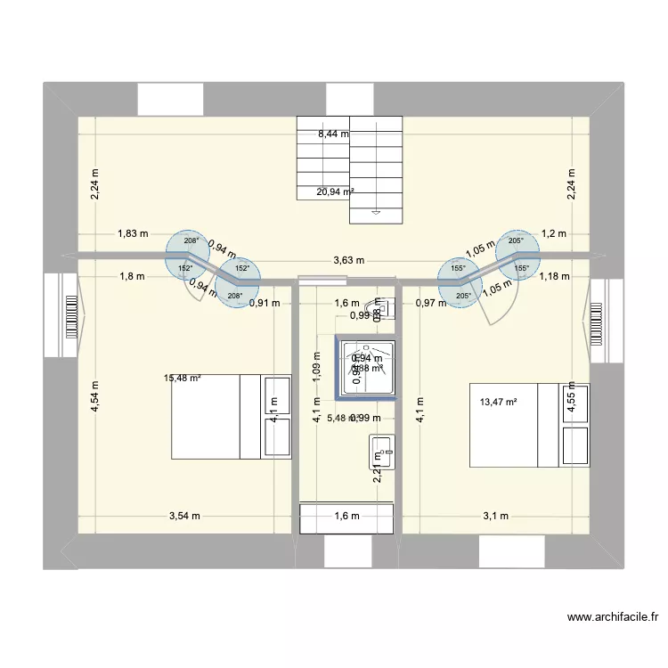 Lilas. Plan de 