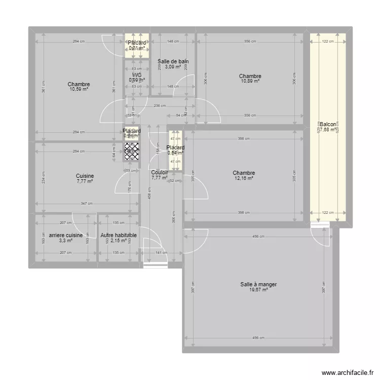 appartement rozelay T4. Plan de appartement rozelay T4. Plan de