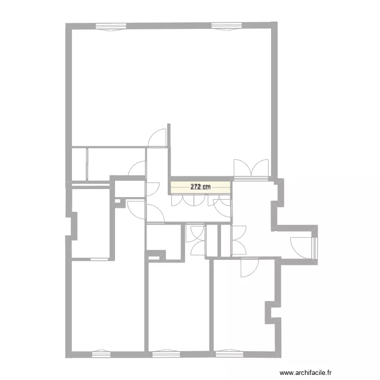 Plan initial appartement.V2. Plan de 