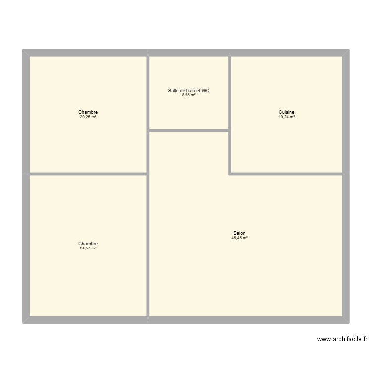 PLAN MAISON. Plan de 5 pièces et 118 m2