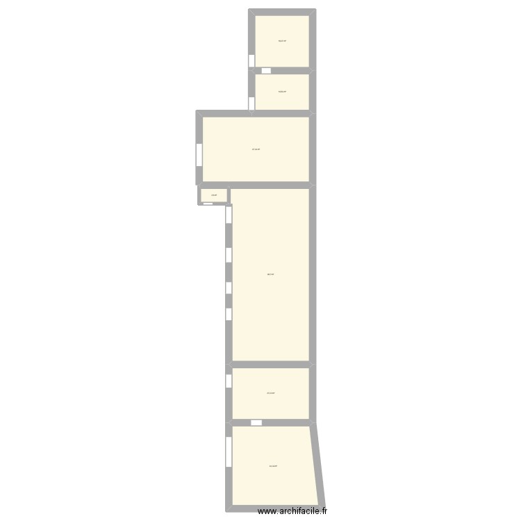 RDC COMBOVIN. Plan de 7 pièces et 245 m2