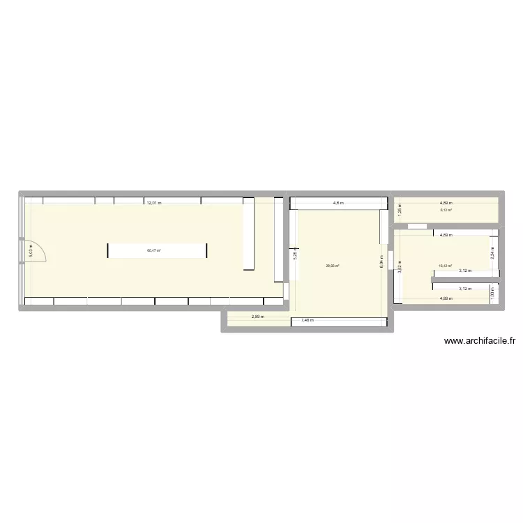 Agencement nicolas. Plan de 