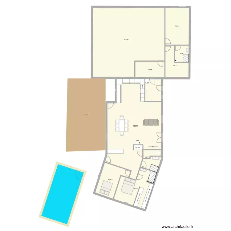 bongheat version1. Plan de 8 Pièces et 284 m² bongheat version1. Plan de 8 Pièces et 284 m²