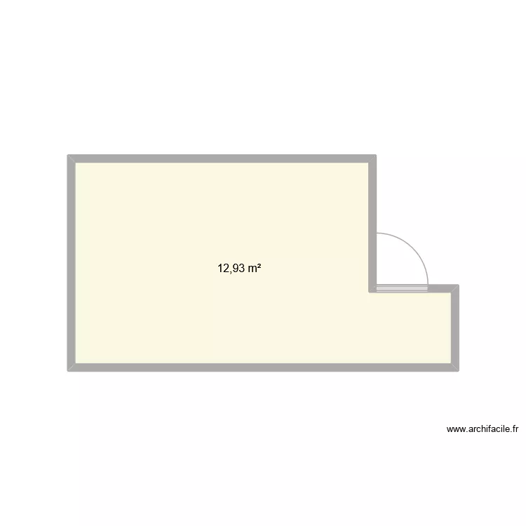 PLAN CUISINE. Plan de 1  et 13 m²