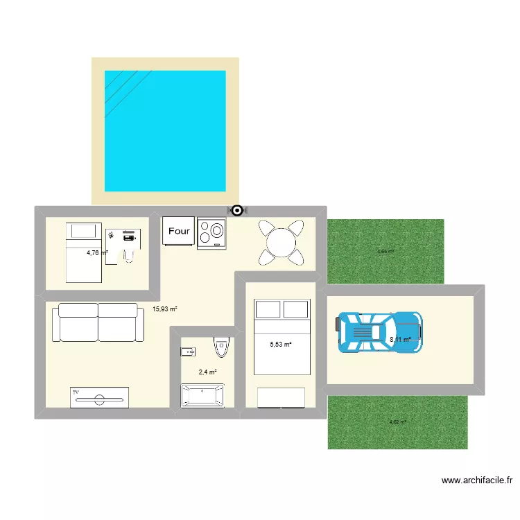 jarell. Plan de 5 et 37 m² jarell. Plan de 5 et 37 m²