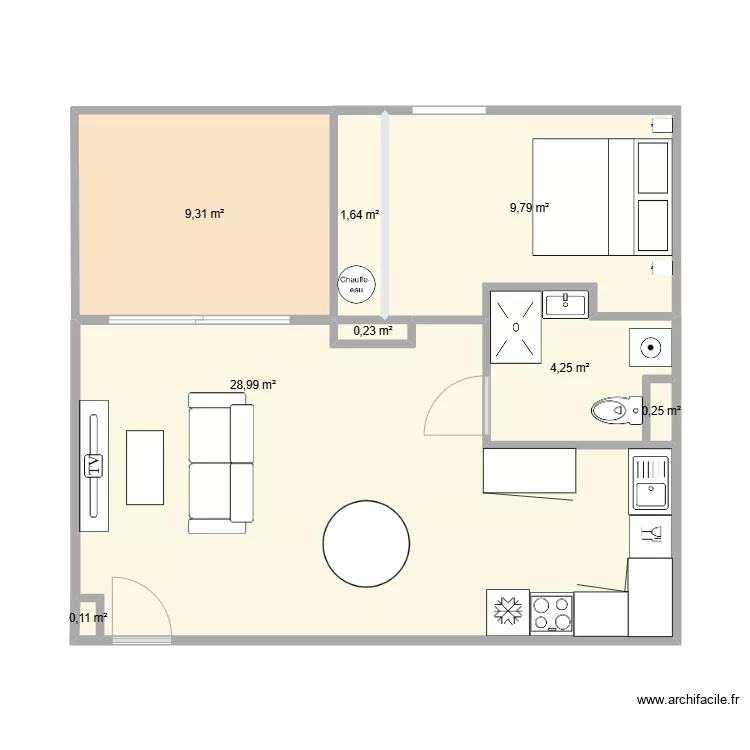 T2 DURANNE 2 PAT. Plan de 