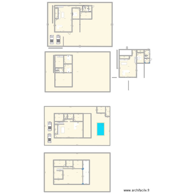 plan1. Plan de 27 pièces et 2247 m2