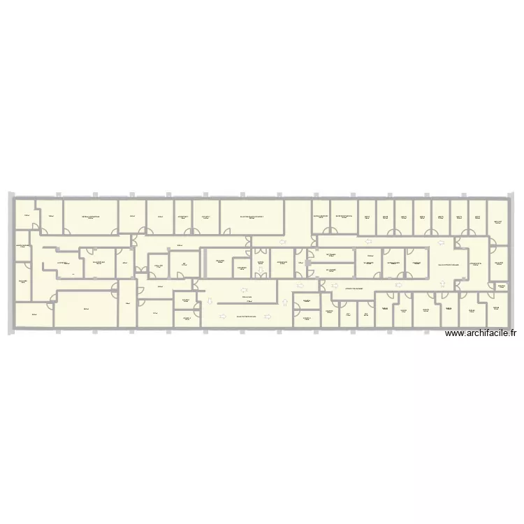 IPC LP2 ADM2E ET1ER. Plan de 59  et 948 m²