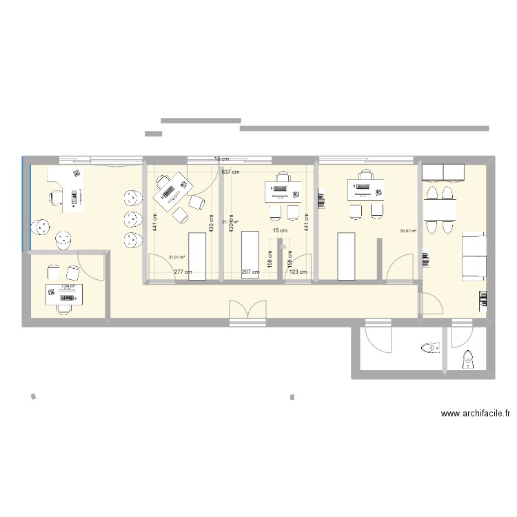 Bureau Steph 2. Plan de 0 pièce et 0 m2
