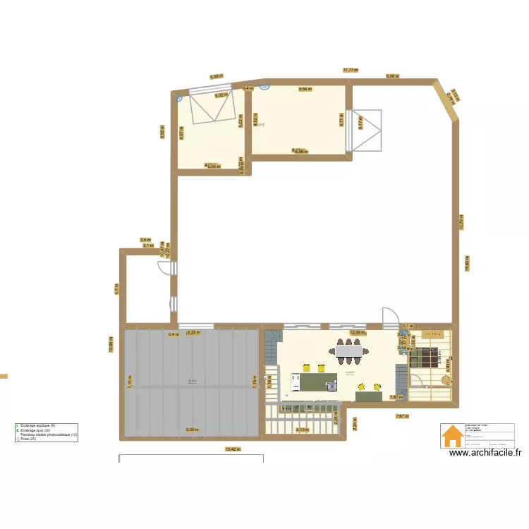 CORPS DE FERME DE CORMES 3. Plan de 12 et 450 m² CORPS DE FERME DE CORMES 3. Plan de 12 et 450 m²