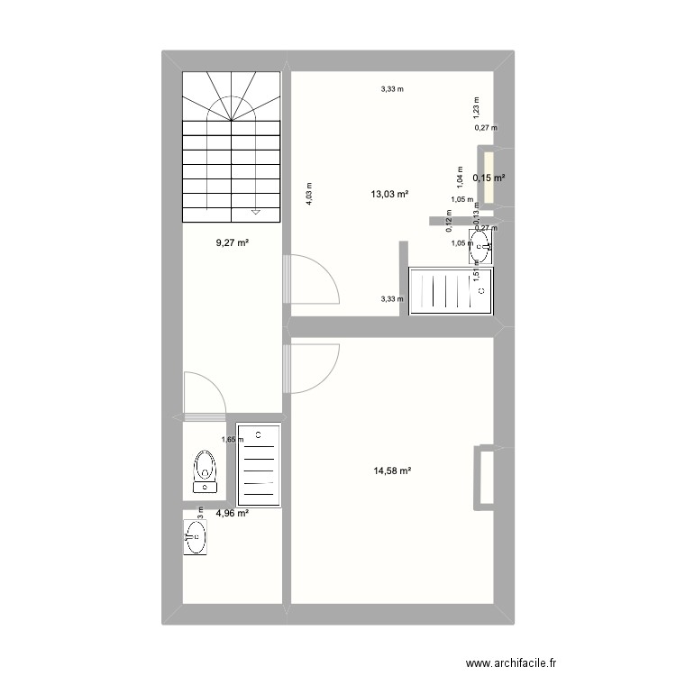 St Gilles chee woo ELEC - Combles 4ieme. Plan de 0 pièce et 0 m2