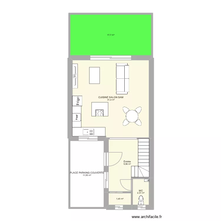 aigre rdc. Plan de 6 et 75 m² aigre rdc. Plan de 6 et 75 m²