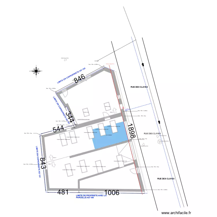 plan de masse TOITURE APRES V4. Plan de plan de masse TOITURE APRES V4. Plan de