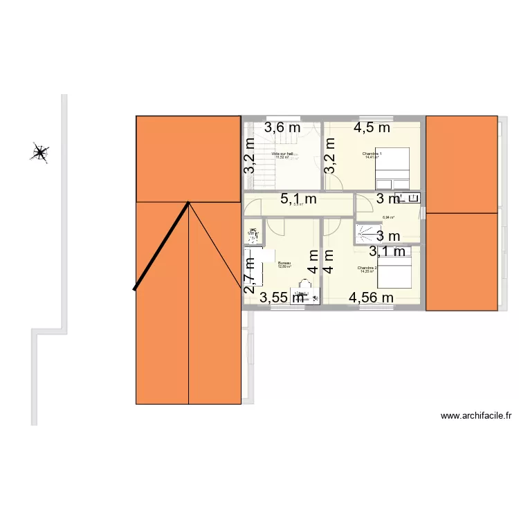 Plan maison. Plan de 