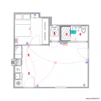 Appartement jardin plan elec