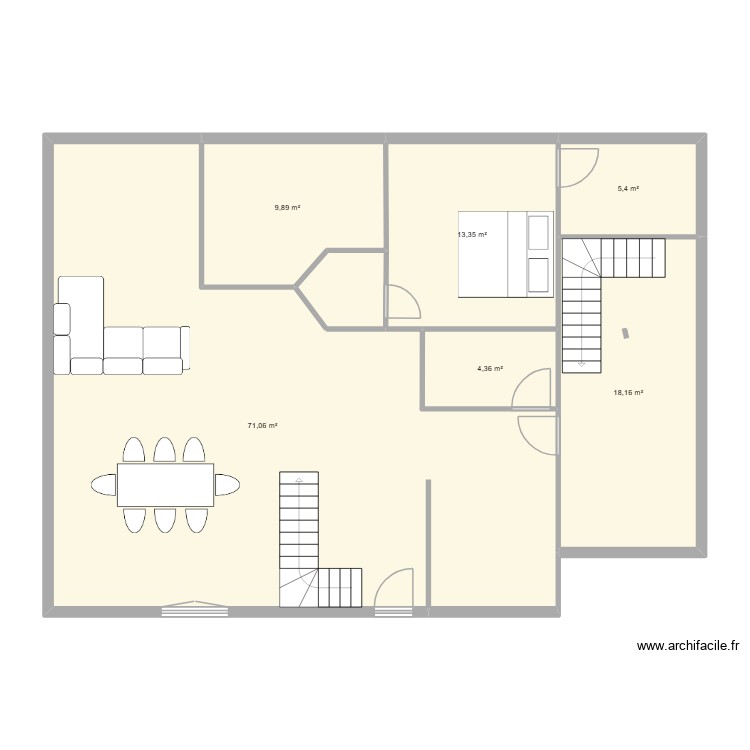 maison. Plan de 0 pièce et 0 m2