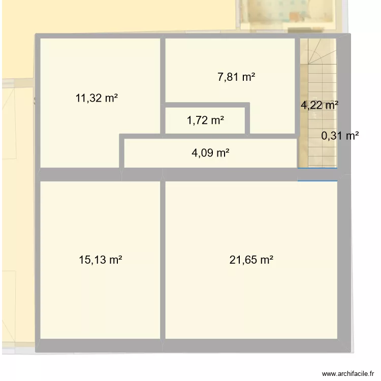 Maison de Naomi. Plan de 