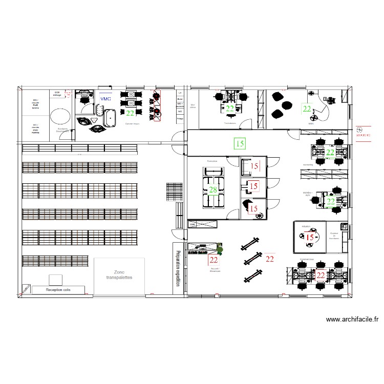SSI. Plan de 0 pièce et 0 m2