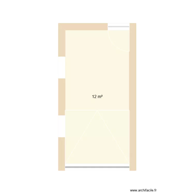 garage. Plan de 1 et 12 m² garage. Plan de 1 et 12 m²