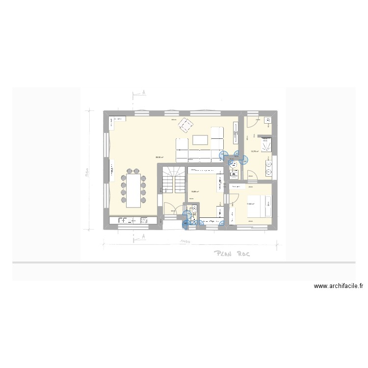Plan v2. Plan de 0 pièce et 0 m2