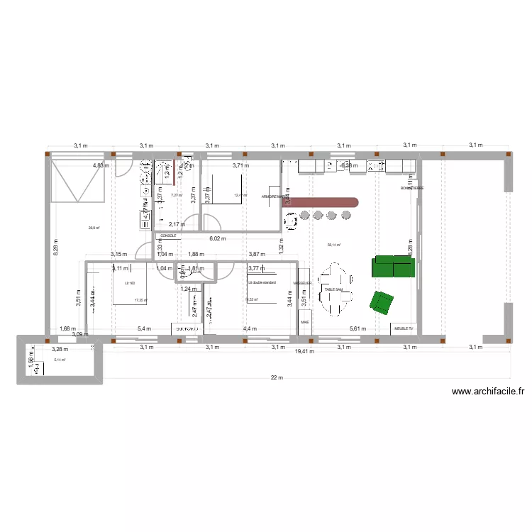pech imbert. Plan de 8 et 145 m² pech imbert. Plan de 8 et 145 m²