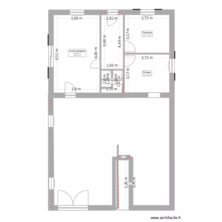 Maison lubersac version +2. Plan de 13  et 162 m²