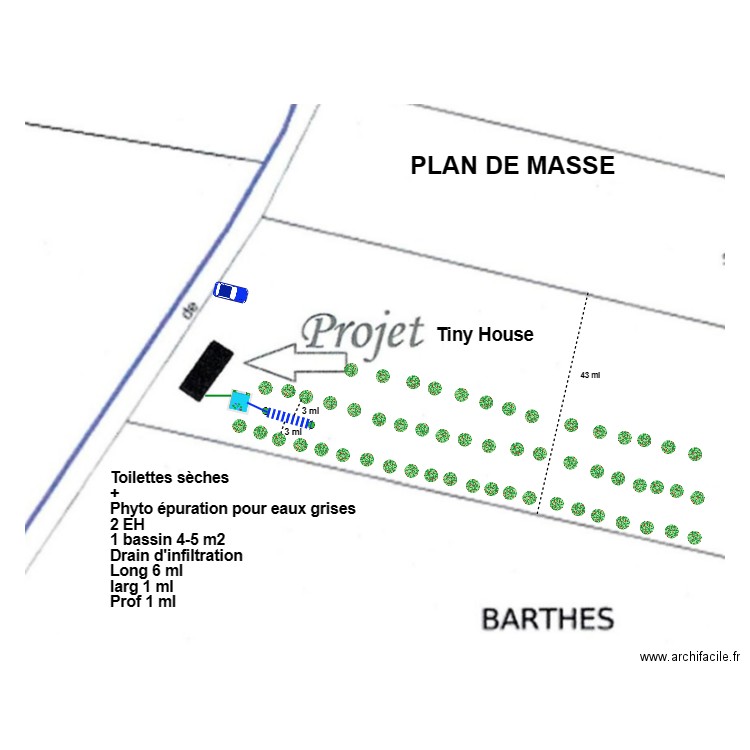 Dulherm. Plan de 0 pièce et 0 m2