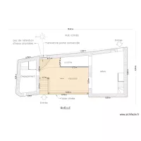 R&eacute;gularisation V&eacute;randa - Plan de masse
