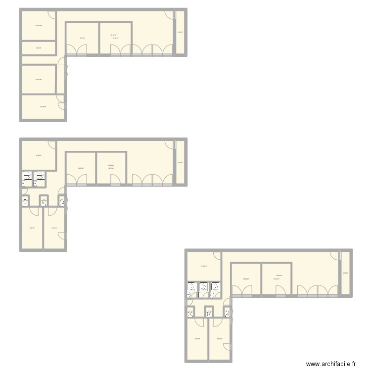 Plan_Creteil. Plan de 31 pièces et 306 m2