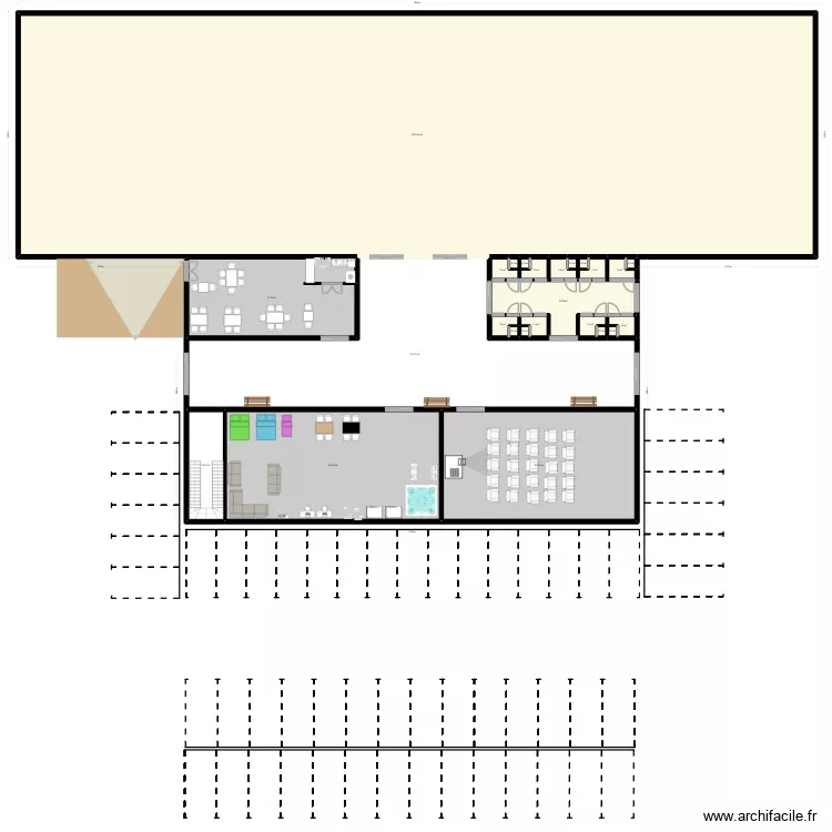 Projet TMI final. Plan de 25 et 1639 m² Projet TMI final. Plan de 25 et 1639 m²