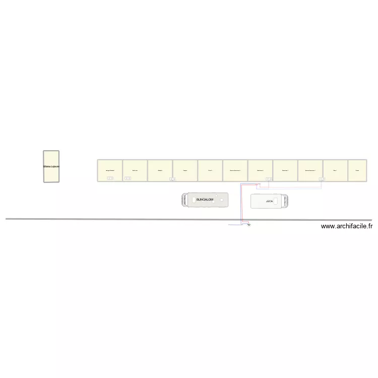 Implantation Stands. Plan de 12 et 161 m² Implantation Stands. Plan de 12 et 161 m²