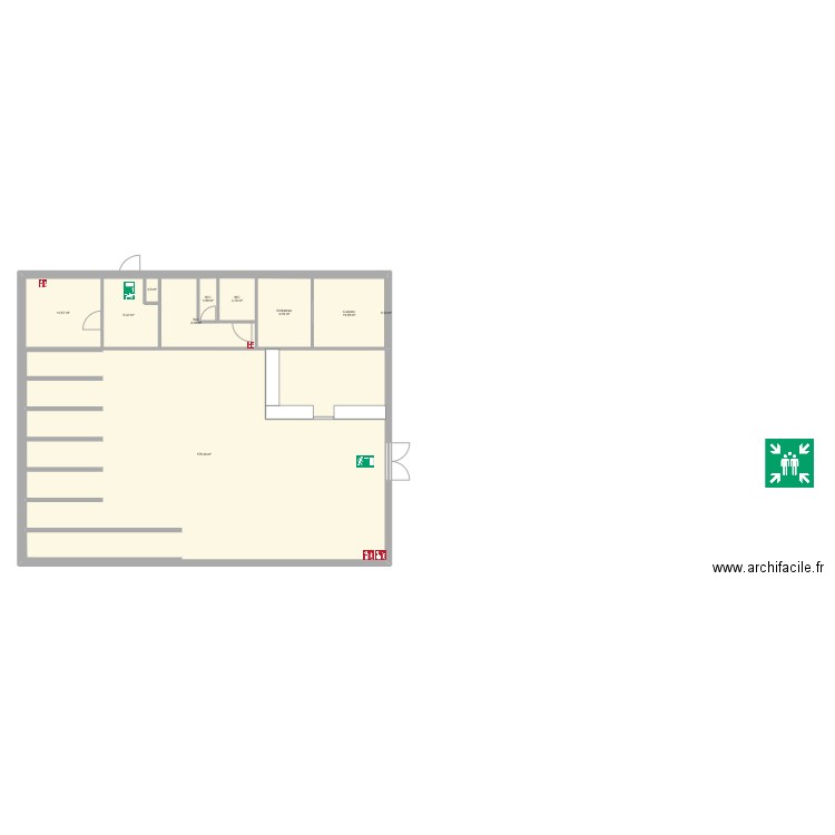 NOUVFLANDRES HACHES. Plan de 10 pièces et 236 m2