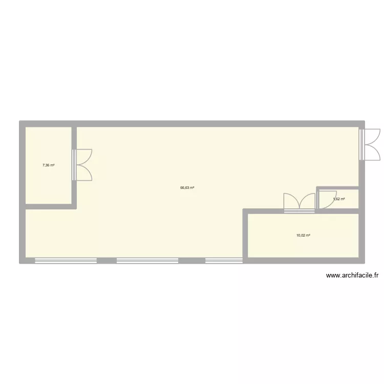 Espaces verts/menuiserie. Plan de 4 Pièces et 86 m² Espaces verts/menuiserie. Plan de 4 Pièces et 86 m²