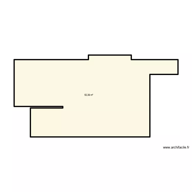 COUSIN. Plan de 1 Pièce et 52 m² COUSIN. Plan de 1 Pièce et 52 m²