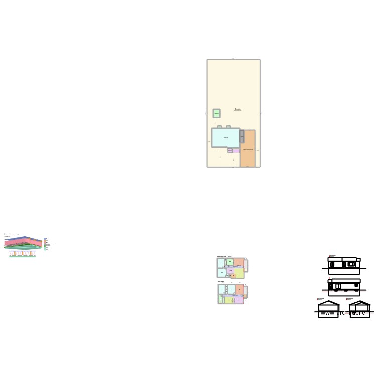 maison max. Plan de 0 pièce et 0 m2