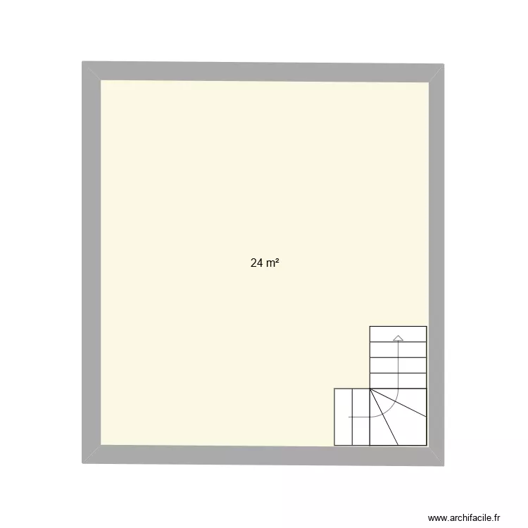 BUREAU. Plan de 1 et 24 m² BUREAU. Plan de 1 et 24 m²