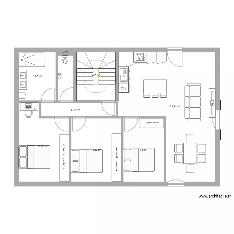 Ithurria R2. Plan de 8 et 89 m² Ithurria R2. Plan de 8 et 89 m²