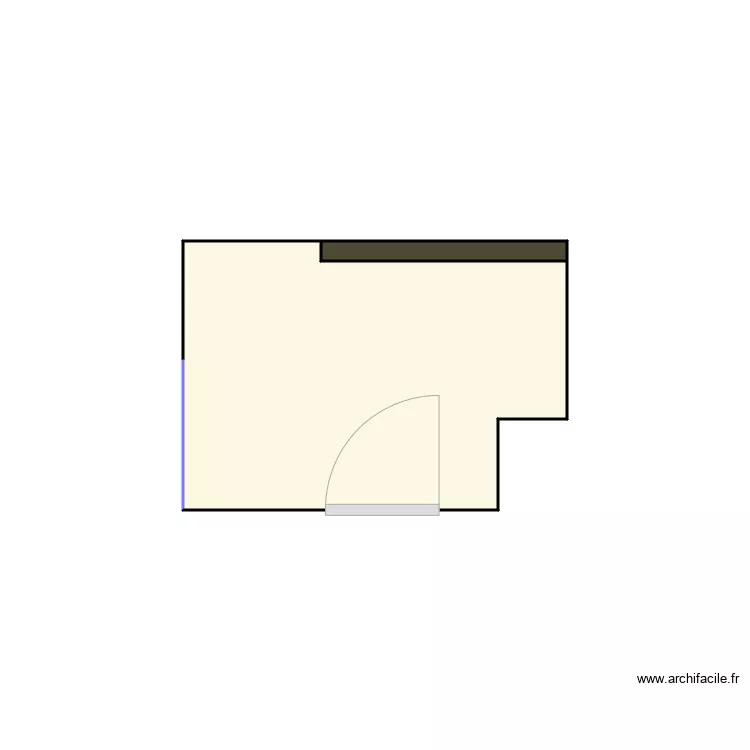 Salle de Bain WF. Plan de 