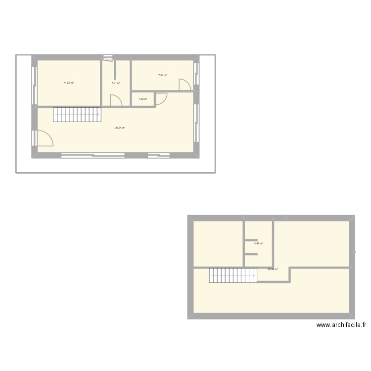 Saléon 2027 réel. Plan de 7 pièces et 111 m2